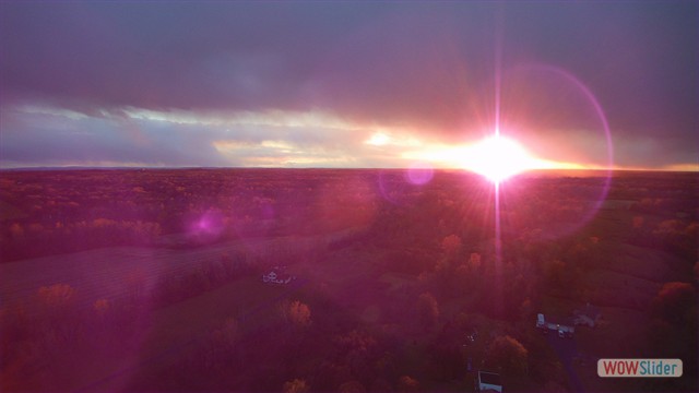 Sunset: Rural Home - Ontario, NY